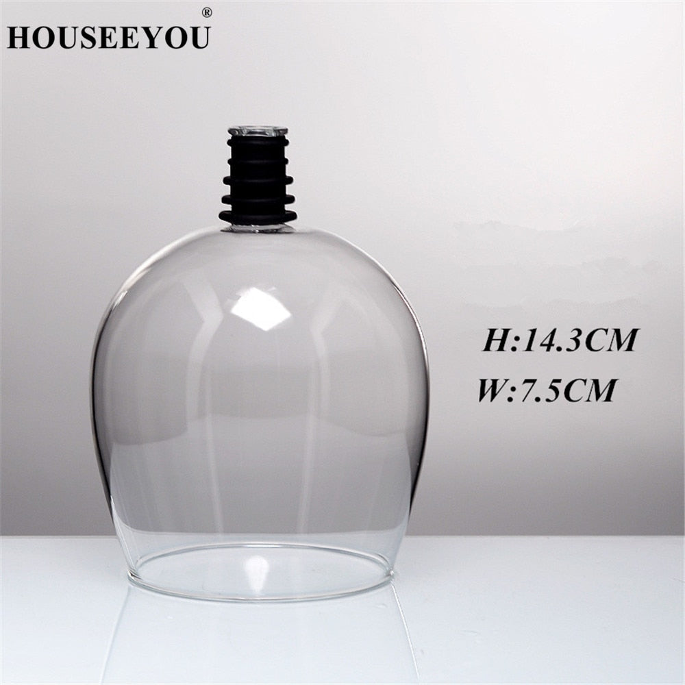 Glass Bottle Attachment with Silicone Seal. Drink Directly from Bottle.