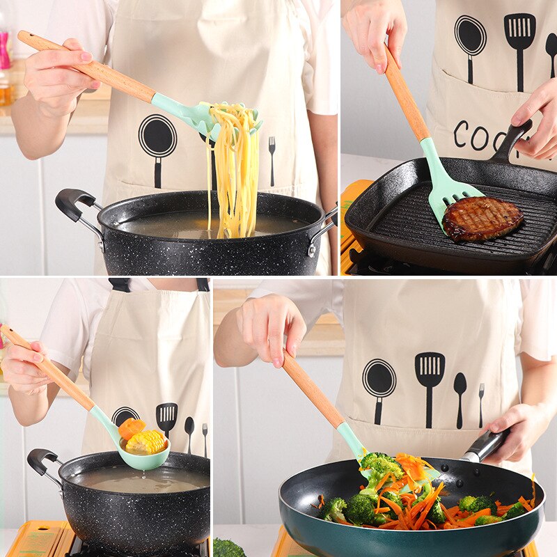 Non Stick Spatula And Spoon Set