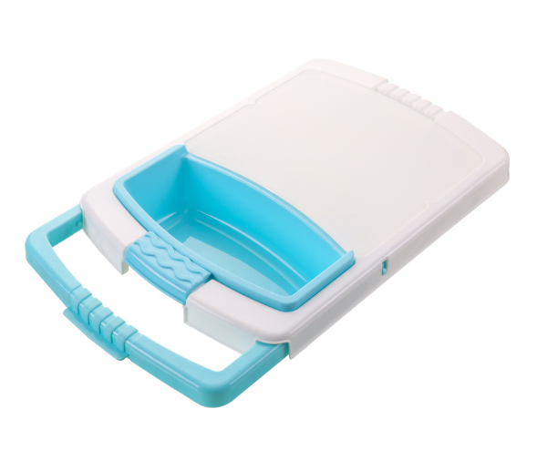 Plastic Chopping Board with Rinsing Bowl