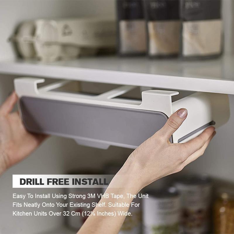 Shelf-Mounted Spice Organizer