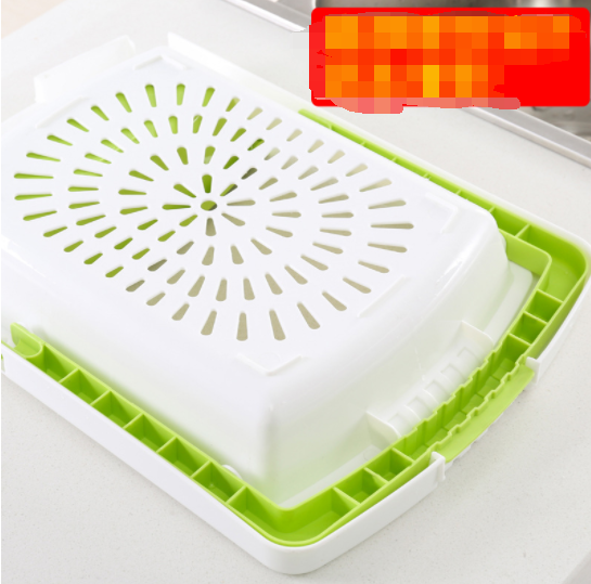Plastic Chopping Board with Rinsing Bowl
