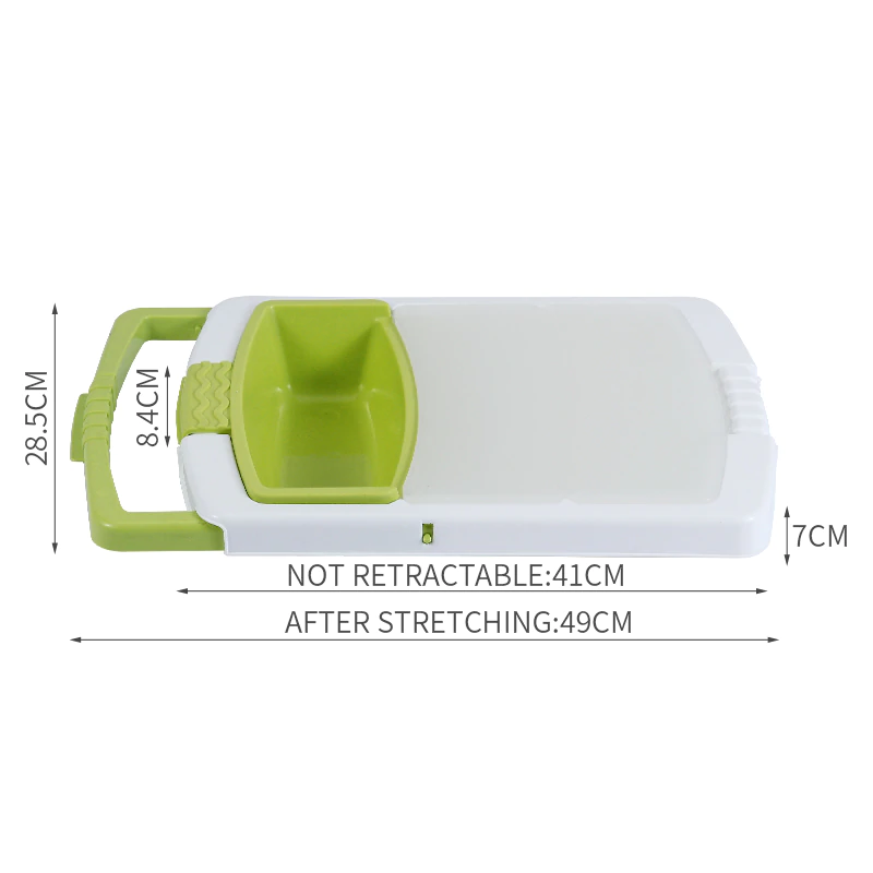 Plastic Chopping Board with Rinsing Bowl