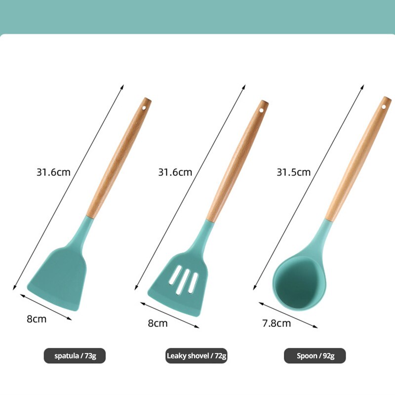 Non Stick Spatula And Spoon Set