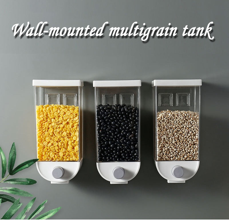 Wall-Mounted Sealed Jar Spice Dispenser
