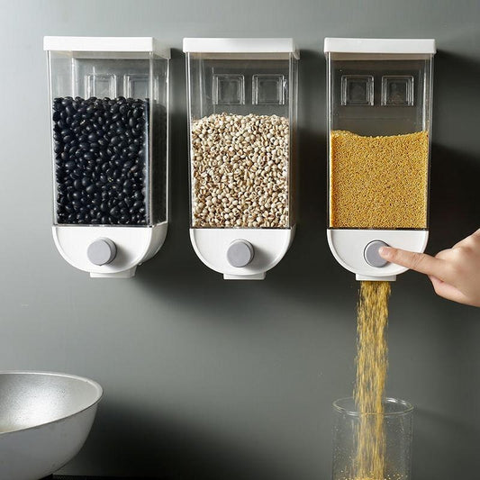 Wall-Mounted Sealed Jar Spice Dispenser